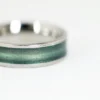 Olive Enamel Ring