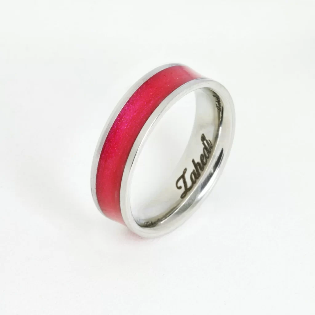 Ruby Enamel Ring