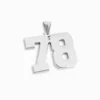 Number 78 Necklace