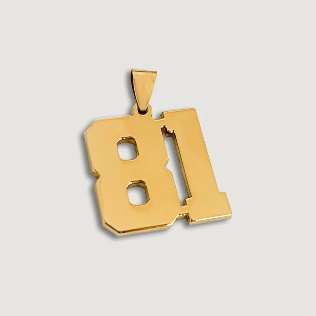 Number 81 Necklace