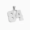 Number 84 Necklace