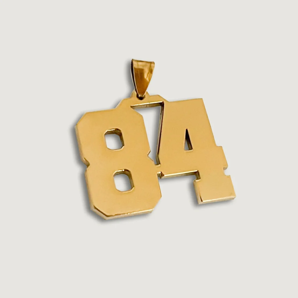 Number 84 Necklace