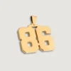 Number 86 Necklace