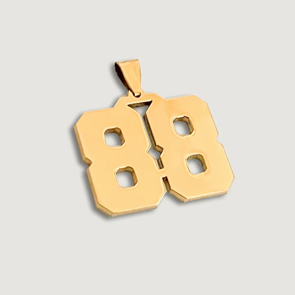 Number 88 Necklace