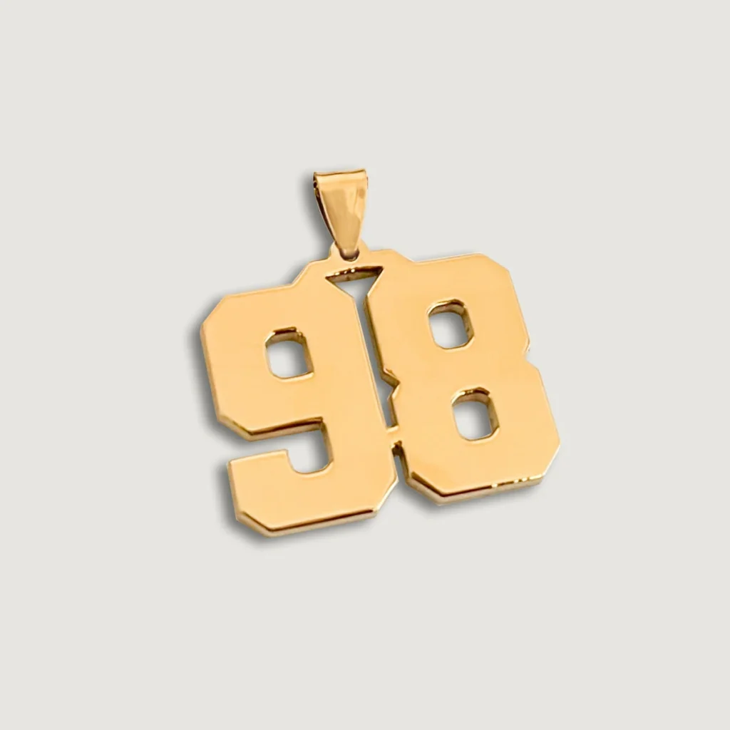 Number 98 Necklace