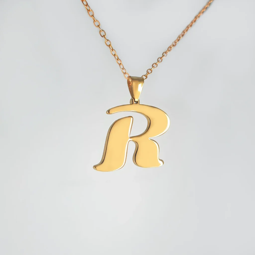 Letter R Necklace