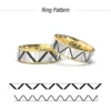 Zigzag Wedding Ring